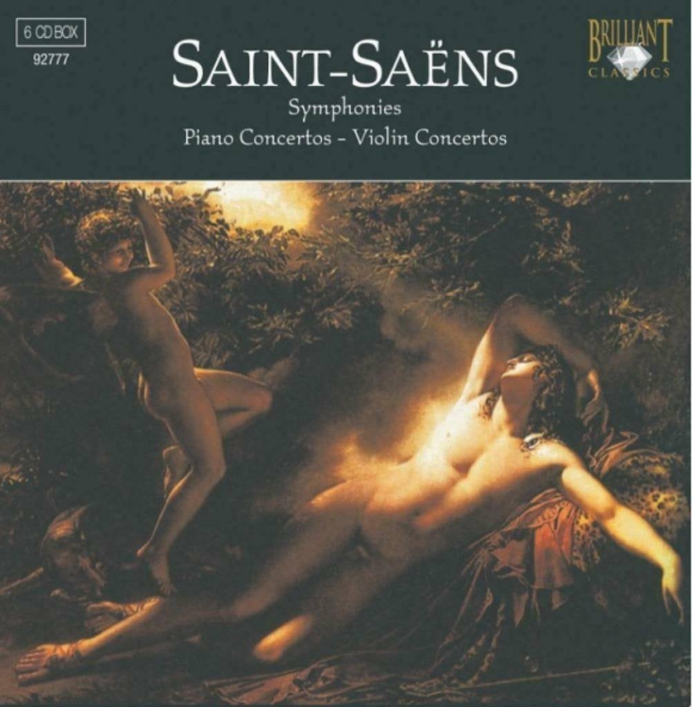 Saint Saens Symphonies-Piano Concertos-Violin Concertos6CD, Ophalen of Verzenden, Zo goed als nieuw, Romantiek, Orkest of Ballet