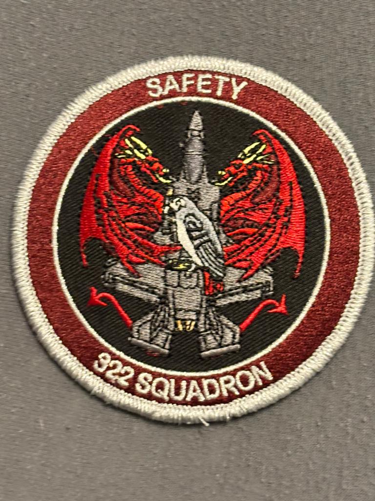 Embleem 322 SQN Safety F-35, Verzamelen, Verzenden, Luchtmacht, Nederland, Embleem of Badge