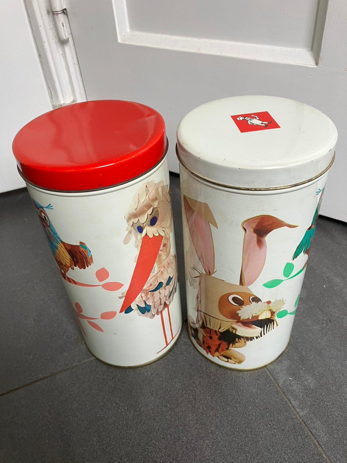 Beschuitblikken Fabeltjeskrant + Ed Bever (setprijs), Verzenden, Gebruikt, Overige
