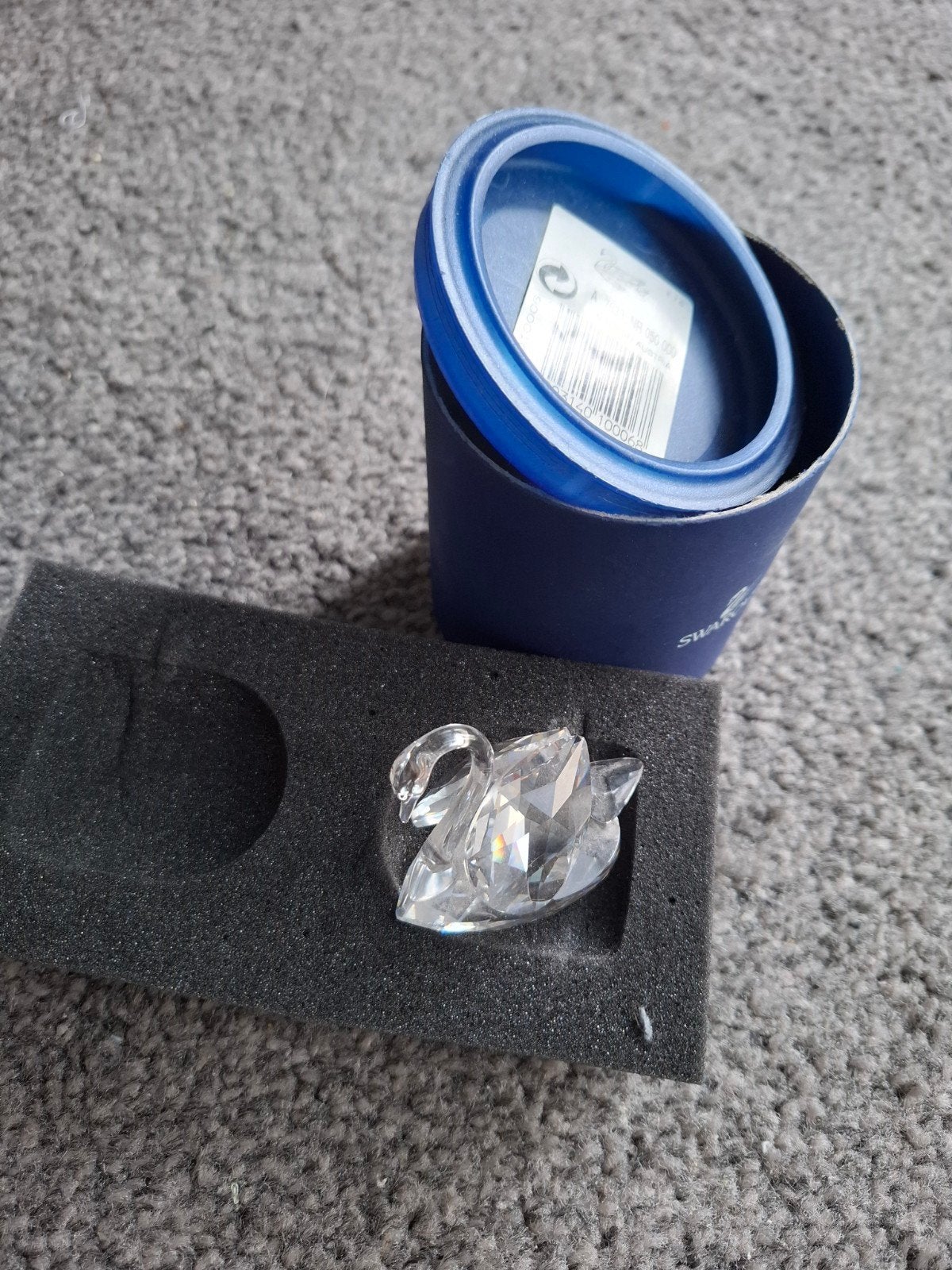 Swarovski Beeldje Zwaan, Verzamelen, Swarovski, Ophalen of Verzenden, Zo goed als nieuw, Figuurtje