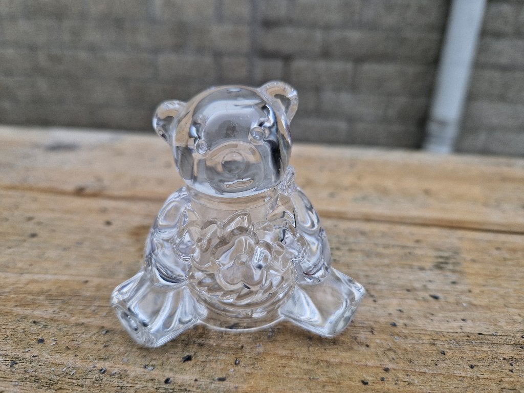 Vintage glazen poes, Ophalen of Verzenden, Zo goed als nieuw, Dier
