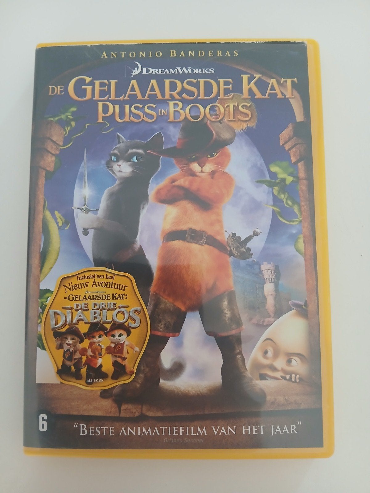 De Gelaarsde Kat Puss in Boots DVD - Nieuw Avontuur, Animatie, Amerikaans, Nederlands, Inclusief doosje