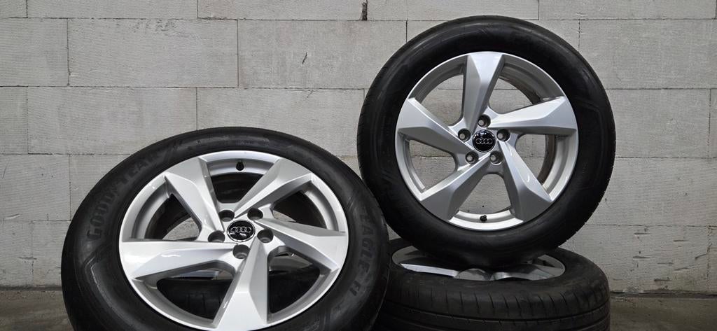 18" Audi Q3 F3 Kodiaq Tiguan org velgen winter  zomerbanden, Auto-onderdelen, 18 inch, Gebruikt, Banden en Velgen, Ophalen of Verzenden