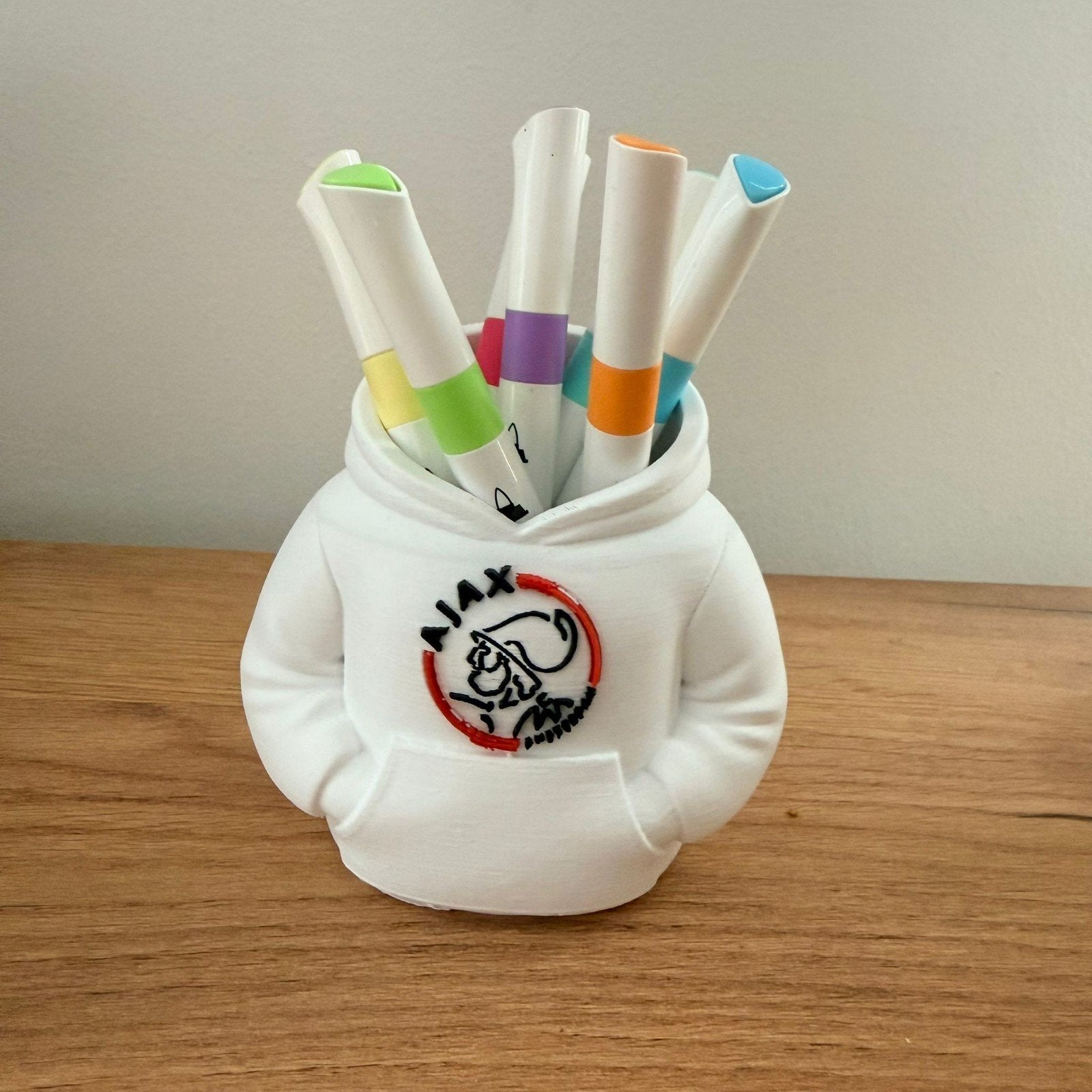 3D Geprinte Ajax Hoodie Pennenhouder / Bureau Organizer, Ophalen of Verzenden, Nieuw