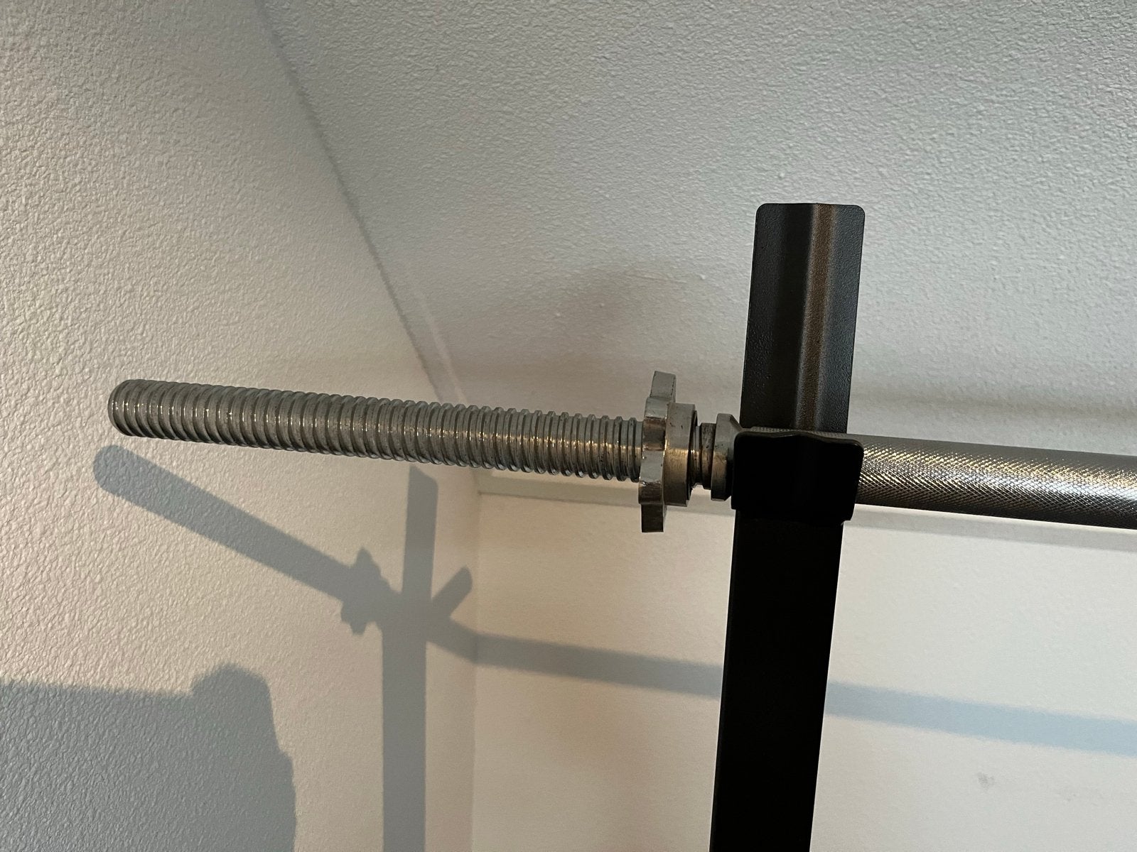 Squatrek met halterstang, Sport en Fitness, Fitnessmaterialen, Ophalen, Zo goed als nieuw, Benen, Overige typen