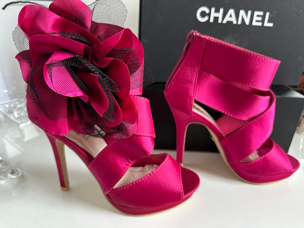 Sandalen, Nieuw, Ophalen of Verzenden, Schoenen met hoge hakken, Roze