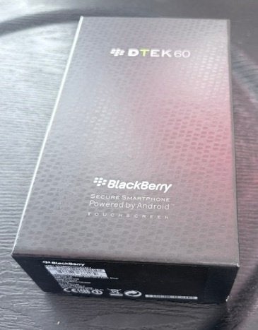 Blackberry DTEK60 (Gloednieuw), Zwart, Touchscreen, Nieuw, Ophalen of Verzenden