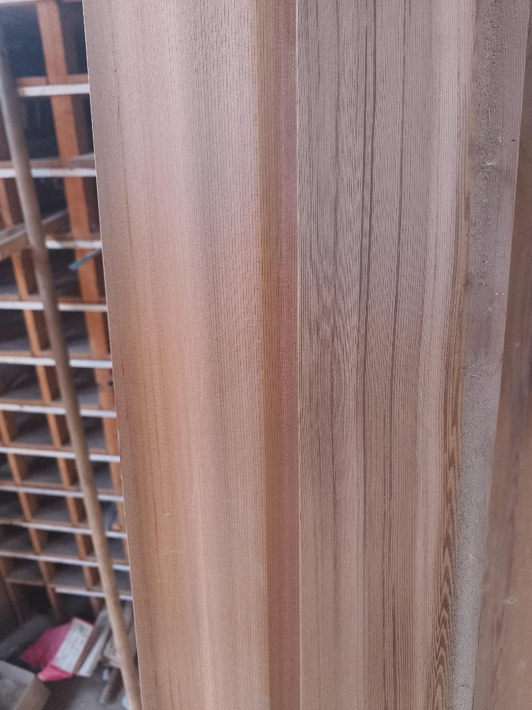 redcedar planken, zwart geschilderd en cedar rabatdelen, Ophalen, Nieuw, 250 cm of meer, Planken