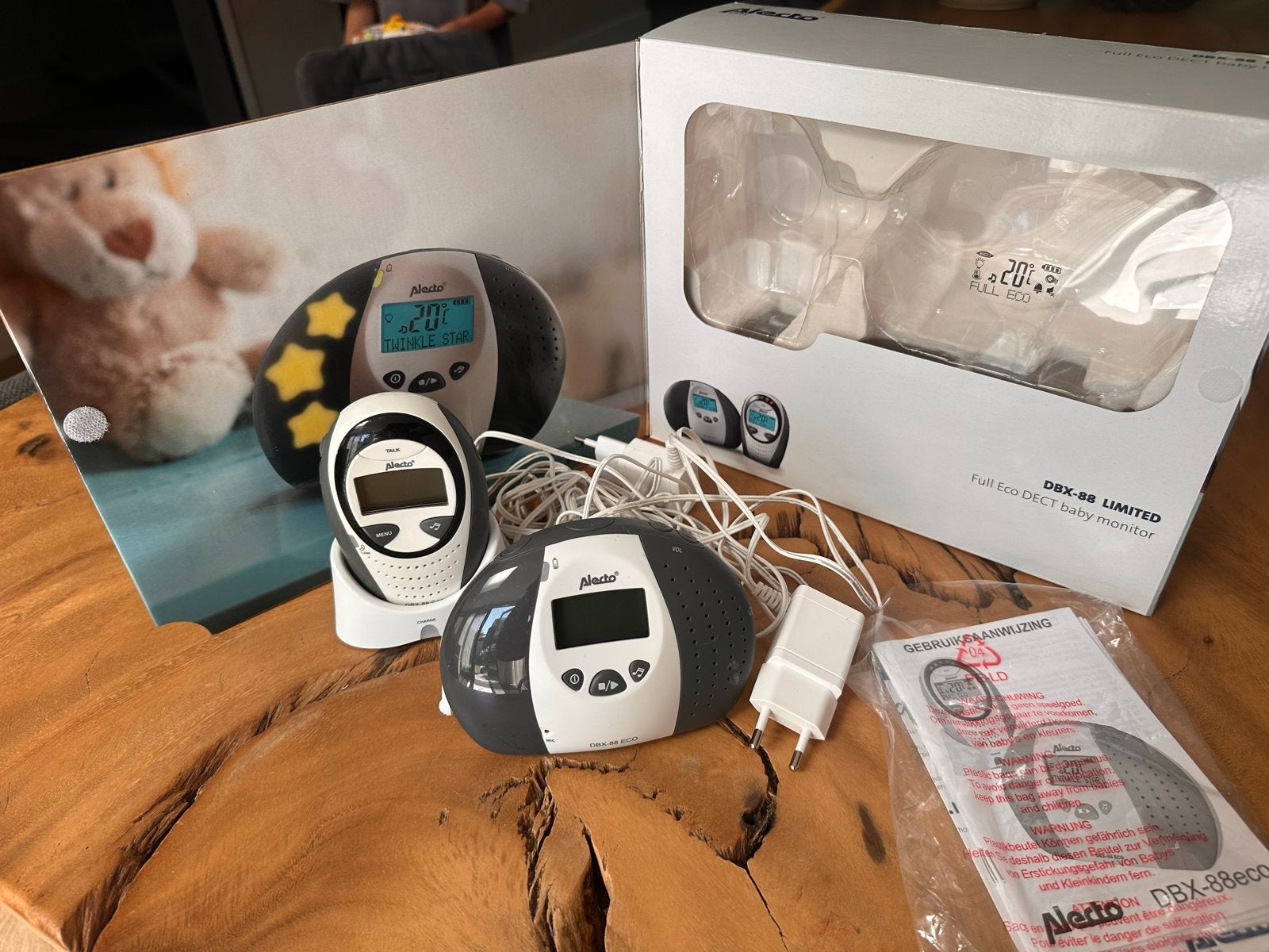 Alecto DBX-88 Full Eco DECT Babyfoon met Terugspreekfunctie, Ophalen of Verzenden, Gebruikt, 100 tot 250 meter, Terugspreekfunctie