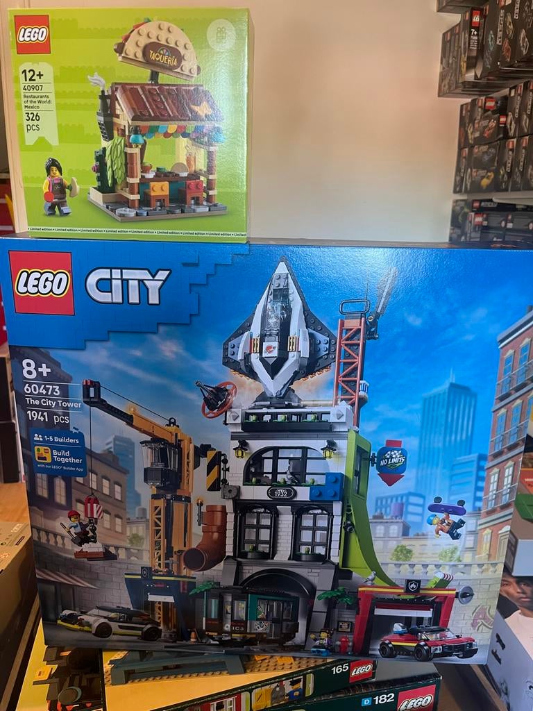 Lego City 60473 The City Tower - Nieuw plus gratis 40907, City, Lego, Nieuw, Ophalen of Verzenden
