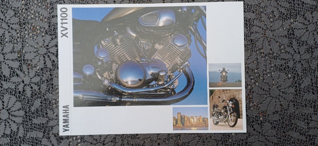 Originele folder Yamaha XV1100 Virago 1986-2000, Ophalen of Verzenden, Yamaha