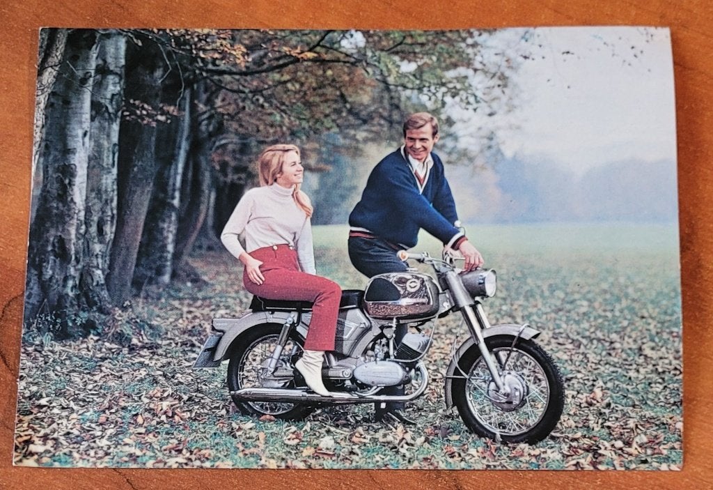 Zundapp   KS 100  reclame ansicht kaart, Verzenden, Zo goed als nieuw, Overige typen