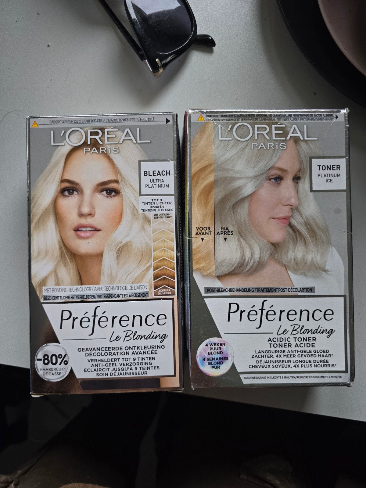 L'Oréal Préférence Le Blonding Ultra Platinum Bleach & Toner, Ophalen of Verzenden, Nieuw, Haarverzorger of -hersteller