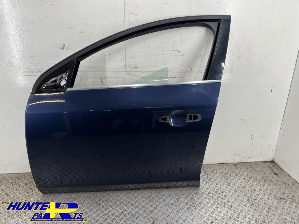 Portier linksvoor blauw 498-46 Volvo S60/V60 ('10-'17), Gebruikt, Deur, Voor, Ophalen of Verzenden