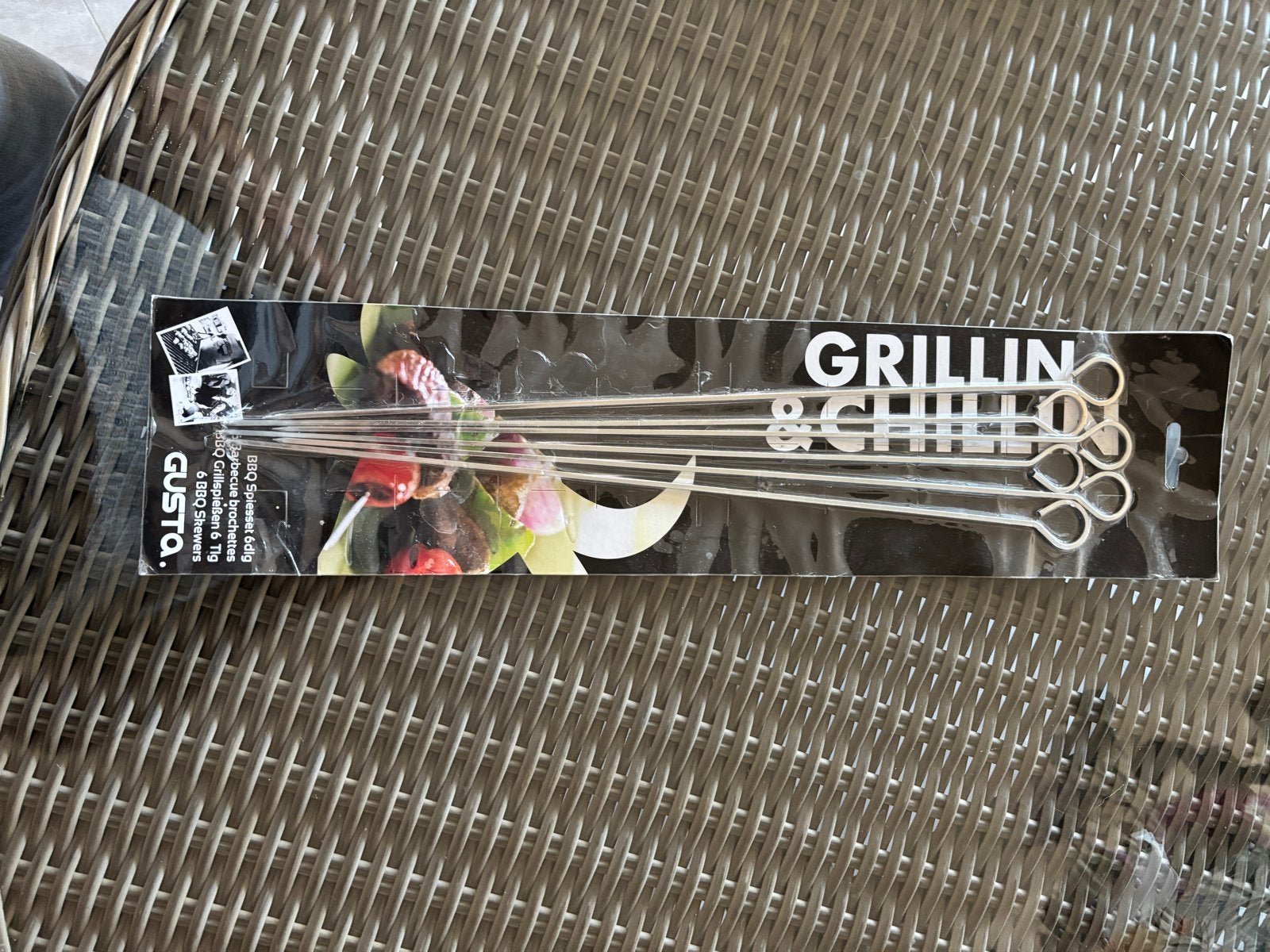 Gusto BBQ Spiesen - Nieuw in originele verpakking, Ophalen, Nieuw