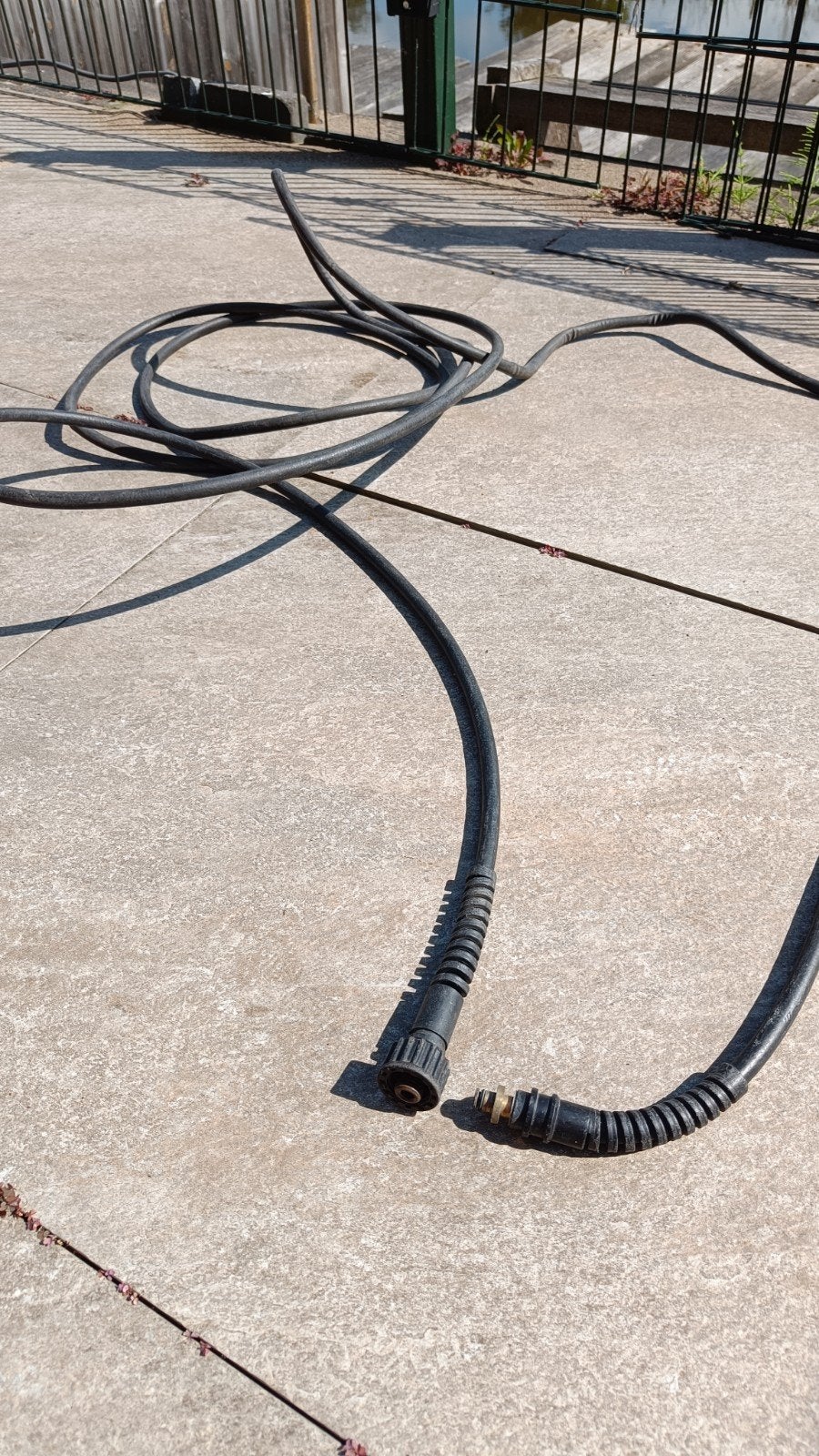 Karcher hogedrukreiniger slang (6m) en pistool, Ophalen of Verzenden, Gebruikt, Karcher