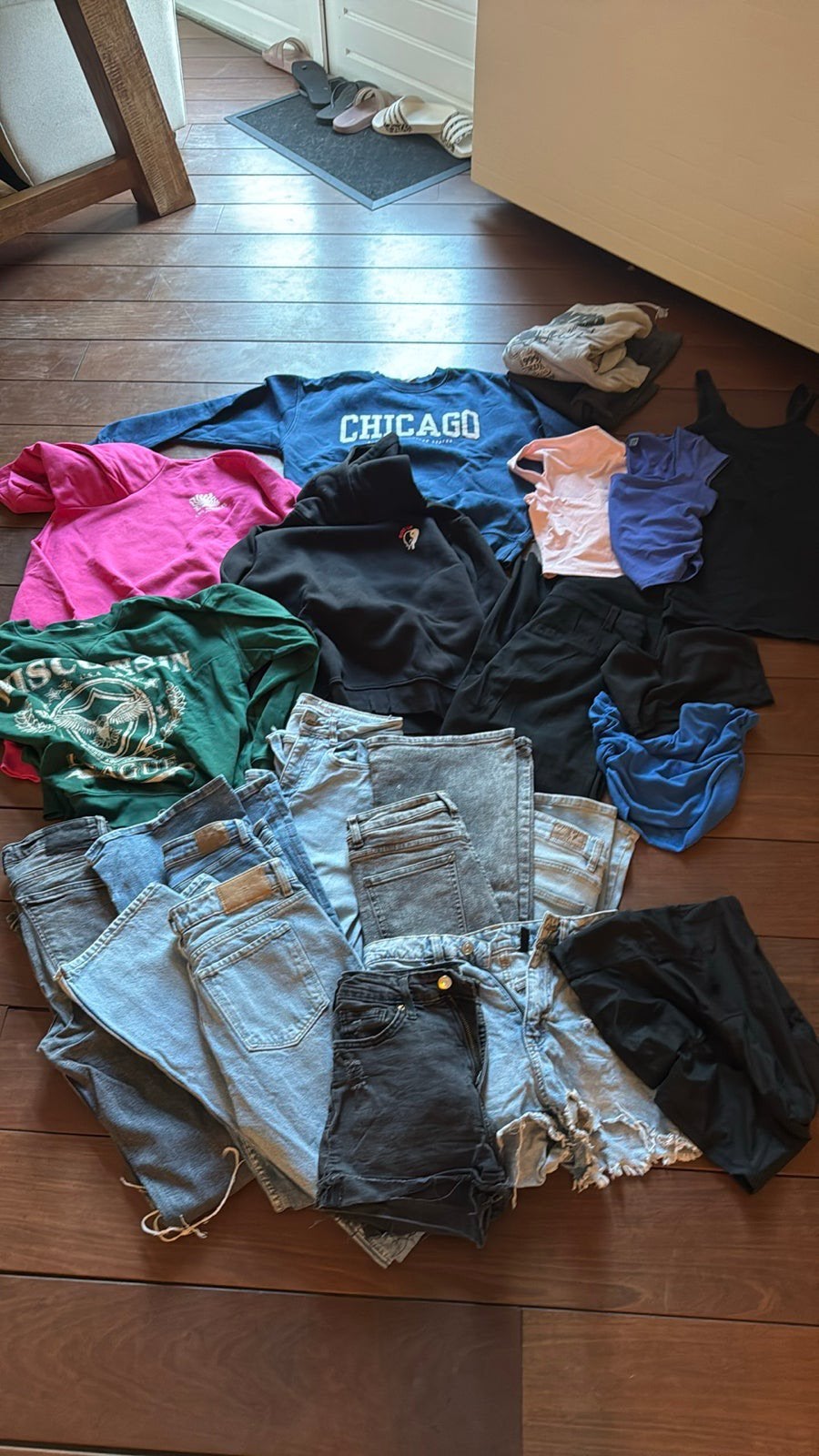 Kledingpakket XS/S: Spijkerbroeken, truien, tops (Zara, Bers, Ophalen of Verzenden, Zo goed als nieuw