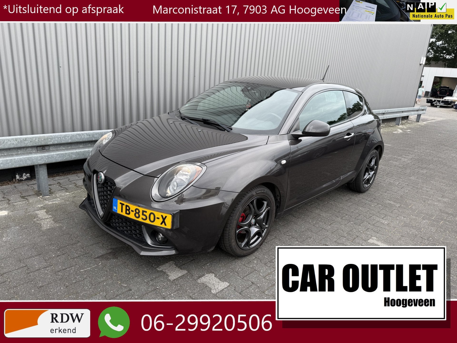 Alfa Romeo MiTo 0.9 TwinAir ECO 127Dkm NAP, Navi, Clima Nw A, Auto's, Alfa Romeo, Voorwielaandrijving, Stof, Gebruikt, 49 €/maand