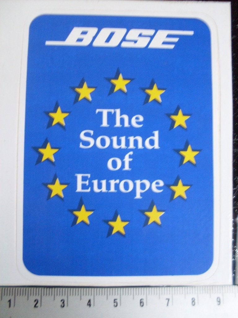 sticker bose logo the sound of europe, Verzenden, Zo goed als nieuw, Merk