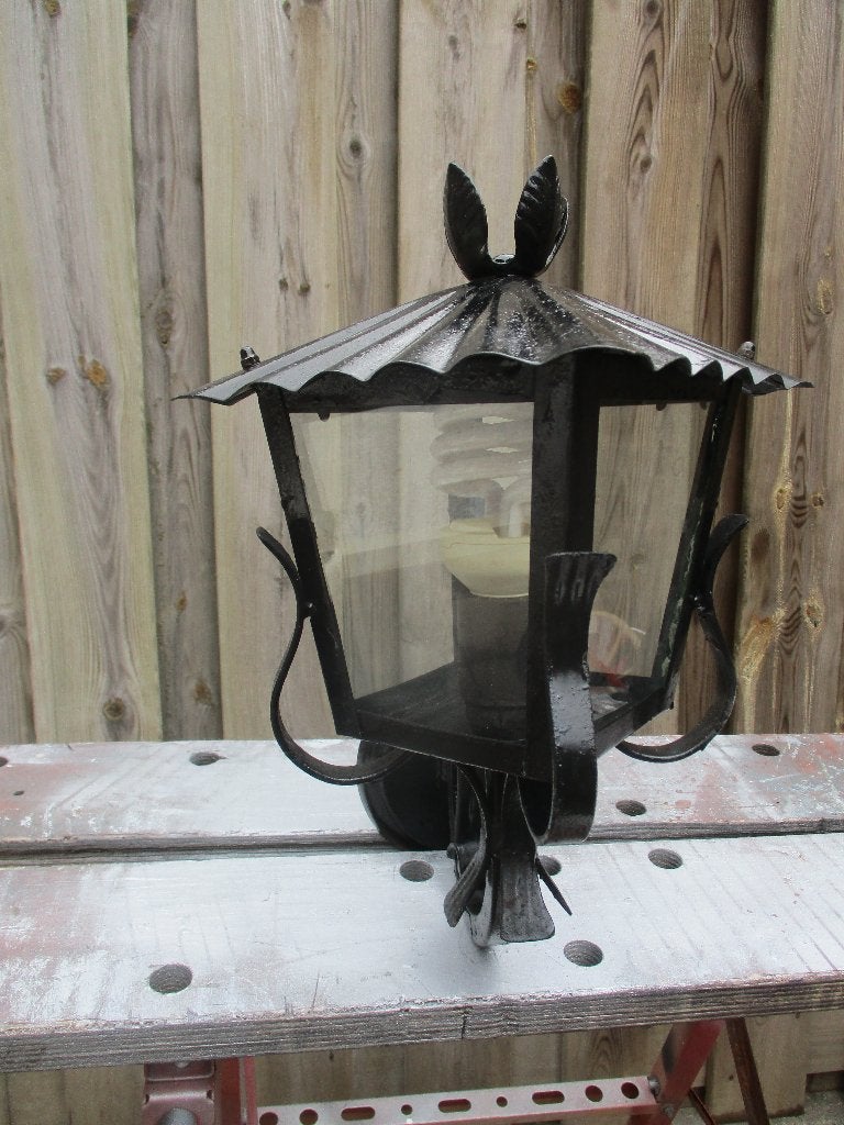 buiten lamp, Ophalen, Minder dan 50 watt, Wandlamp, IJzer