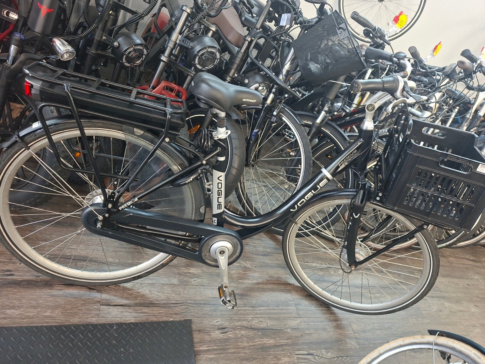 Elektrische fiets vogue, 53 tot 56 cm, Ophalen, Zo goed als nieuw, Versnellingen