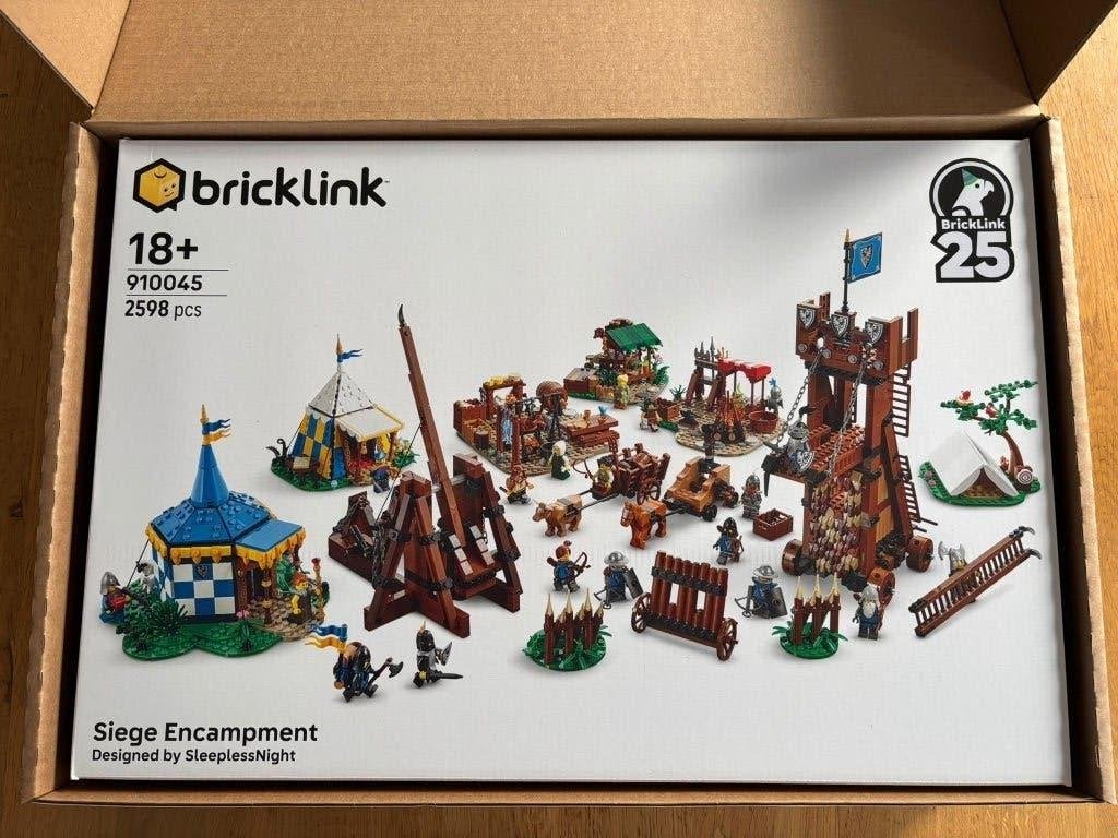 Lego Bricklink Belegeringskamp 910045 MISB, Overige thema's, Nieuw, Ophalen of Verzenden, Complete set