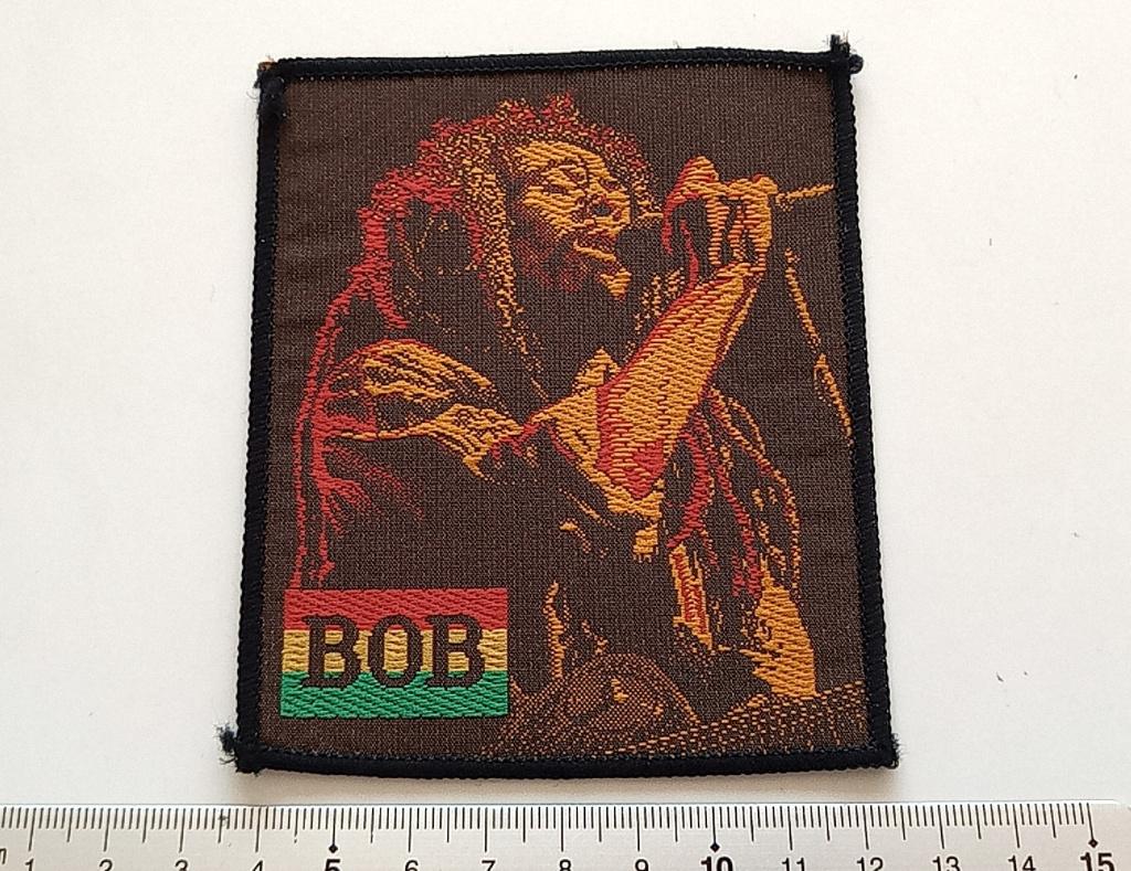 Bob marley prachtige vintage 80's patch m131 8.5 x 10 cm, Verzenden, Nieuw, Kleding