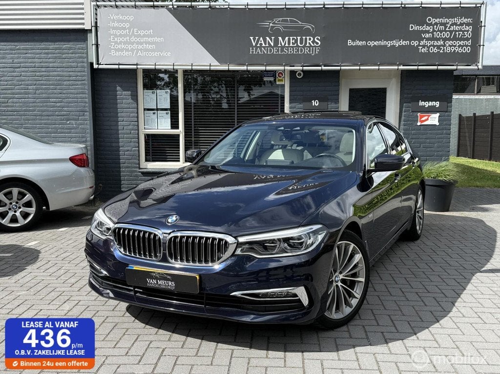 BMW 5-serie 530i High Executive, KM NAP, Leder automaat, sch, Auto's, Automaat, 1998 cc, Achterwielaandrijving, Gebruikt