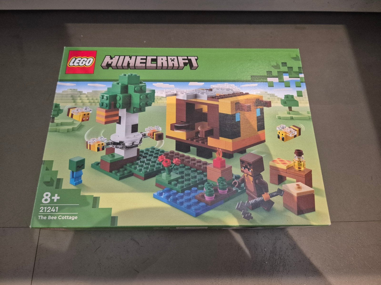 LEGO Minecraft 21241 De Bijenboerderij  in doos, Kinderen en Baby's, Ophalen, Zo goed als nieuw