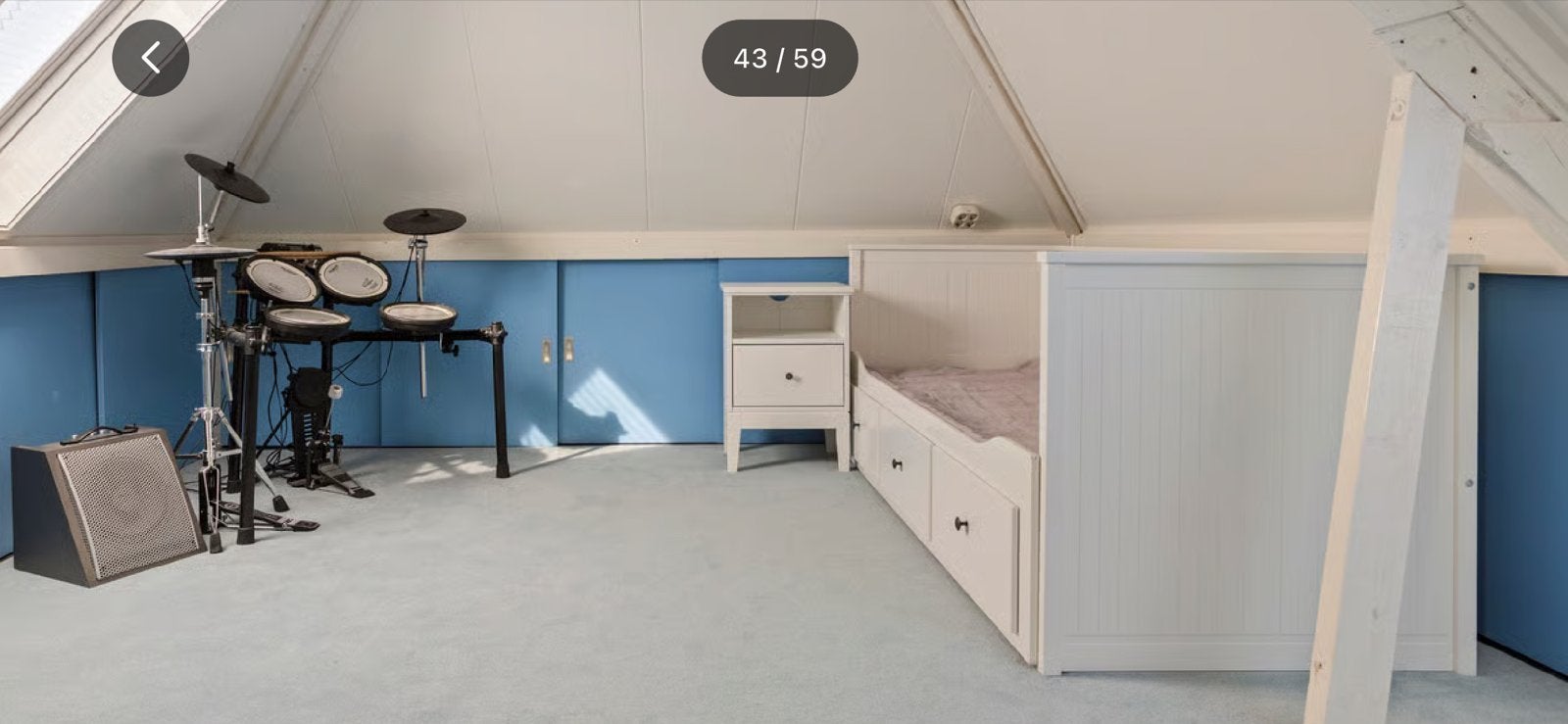 IKEA Hemnes bedbank/uitschuifbed - Wit, met opberglades, Huis en Inrichting, Slaapkamer | Bedden, Verstelbaar, Wit, Tweepersoons