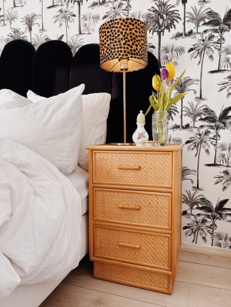 VINTAGE BAMBOE LADEKAST | 3 LADES, Ophalen, Overige materialen, Gebruikt, -