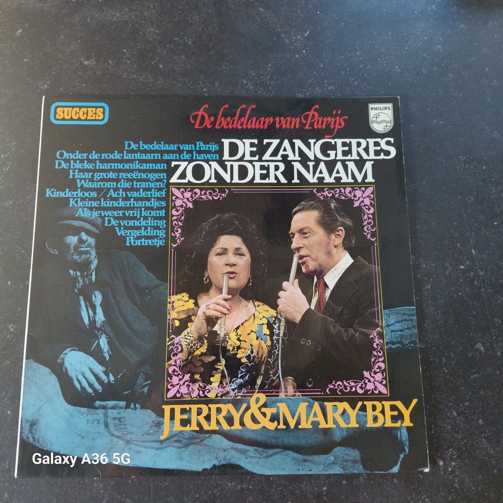De Zangeres Zonder Naam & Jerry & Mary Bey -De bedelaar van, Cd's en Dvd's, LP, Gebruikt, Ophalen of Verzenden, Levenslied of Smartlap