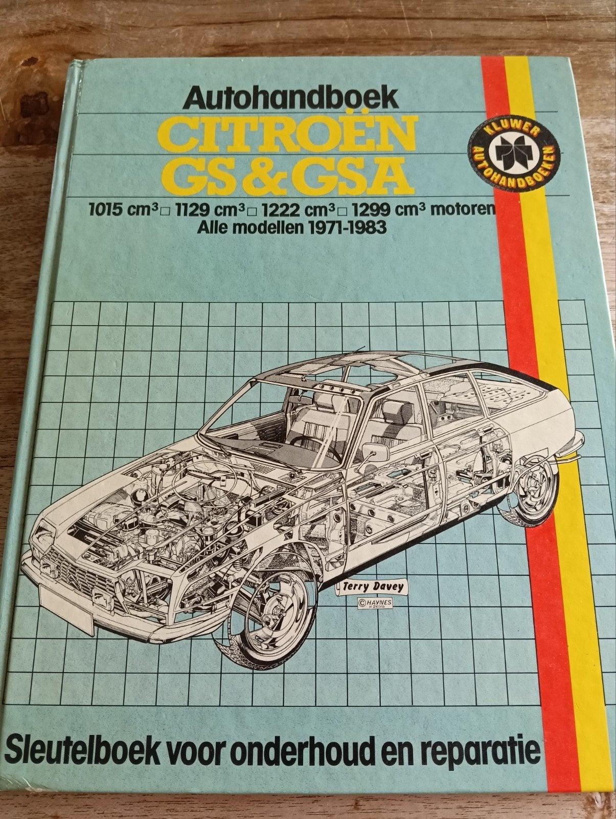 Autohandboek Citroën GS & GSA (1971-1983) - Haynes, Ophalen of Verzenden, Gelezen, Citroën, Terry Davey
