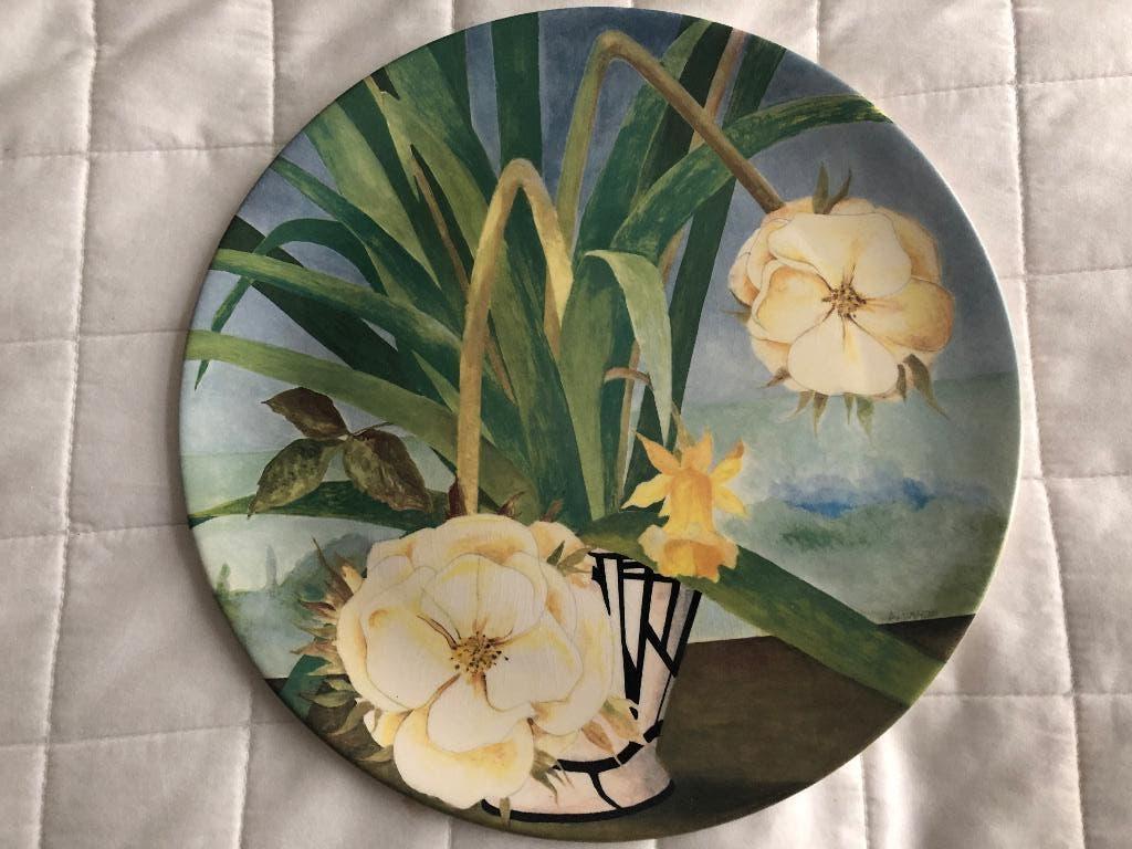 GIEN Prachtig groot bord (30 cm)  " Il etait une fois ", Ophalen of Verzenden, Zo goed als nieuw, Bord(en), Overige stijlen