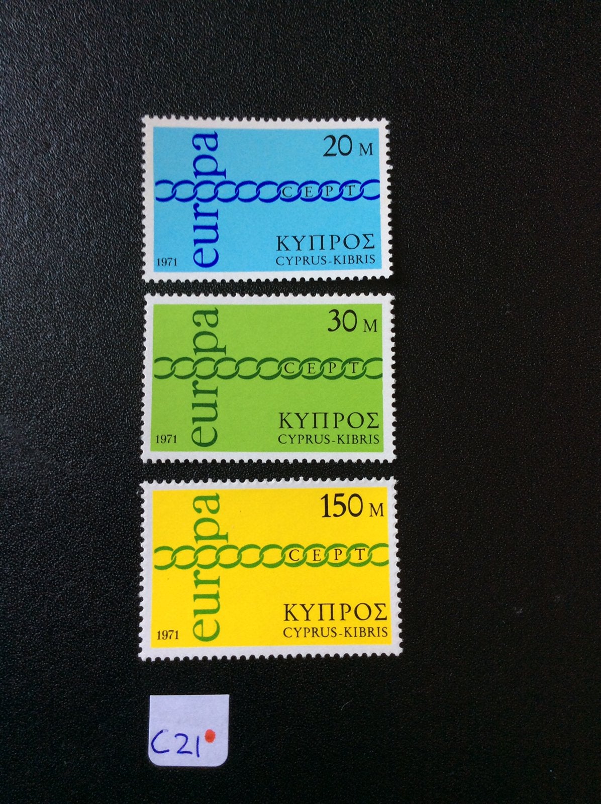 Cyprus postzegels 1971 pfr Mi 359/61, Ophalen of Verzenden, Overige landen, Postfris