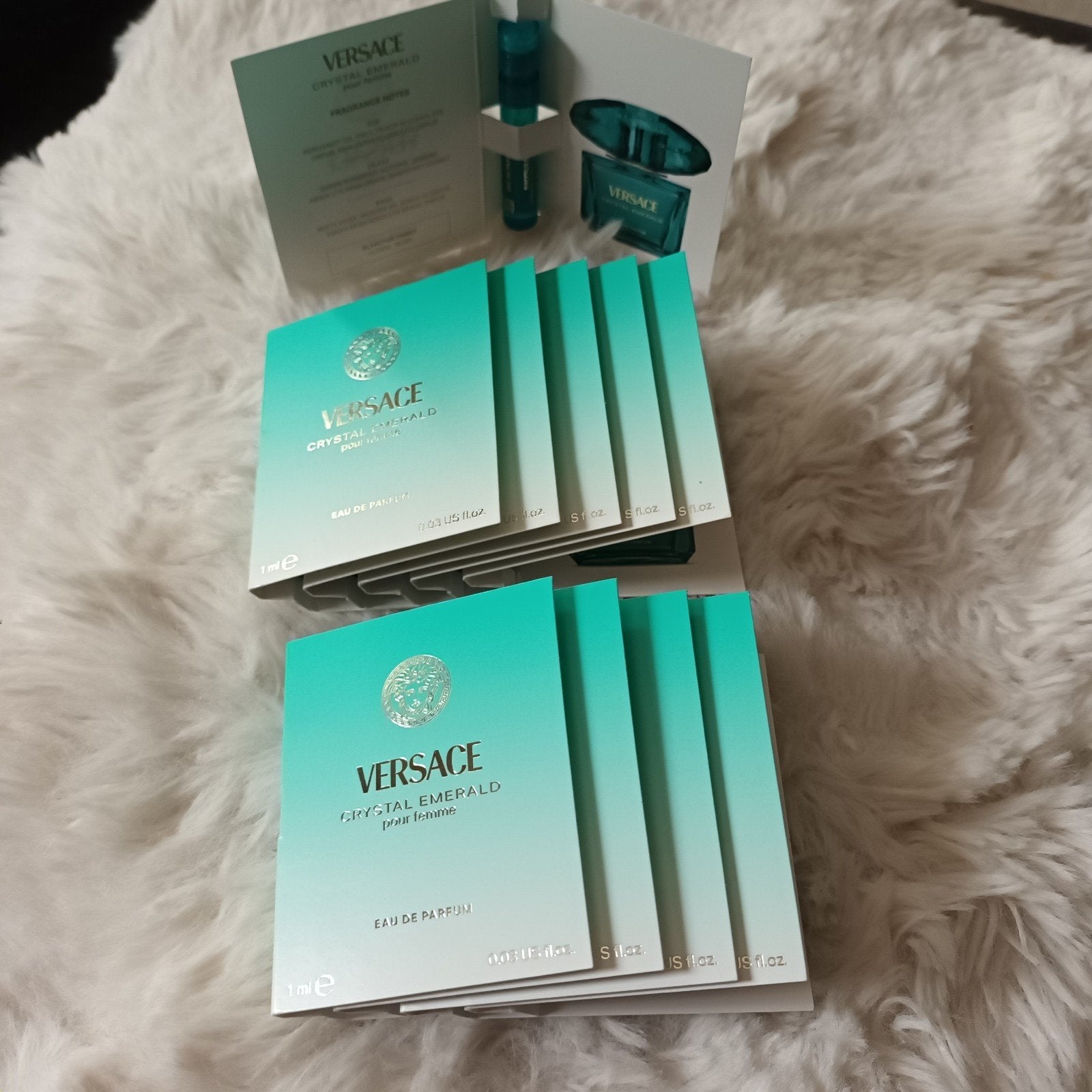 VERSACE cristal emerald dames proefjes..10 x..nieuw, Ophalen of Verzenden, Nieuw