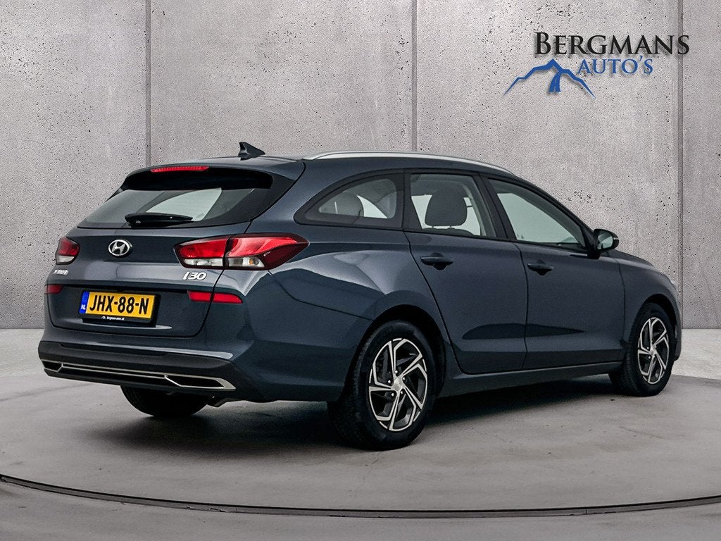 Hyundai i30 Wagon 1.0 T-GDi MHEV Comfort // STOEL + STUURVER, Auto's, Hyundai, Voorwielaandrijving, Stof, Gebruikt, Blauw