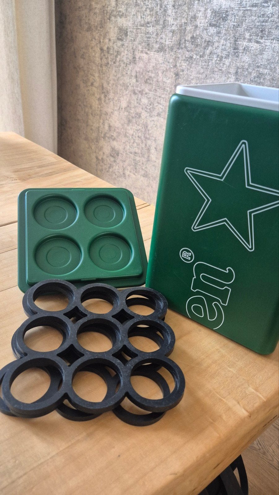 Heineken koelbox / bierkoeler met flessenhouder – retro, Ophalen of Verzenden, Koelelement