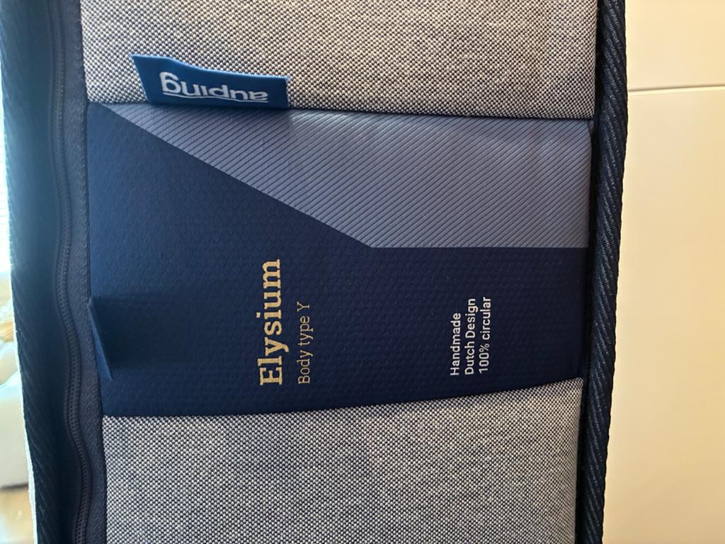 Auping Elysium matras - Body type Y, Ophalen, 140 cm, Zo goed als nieuw, Twijfelaar