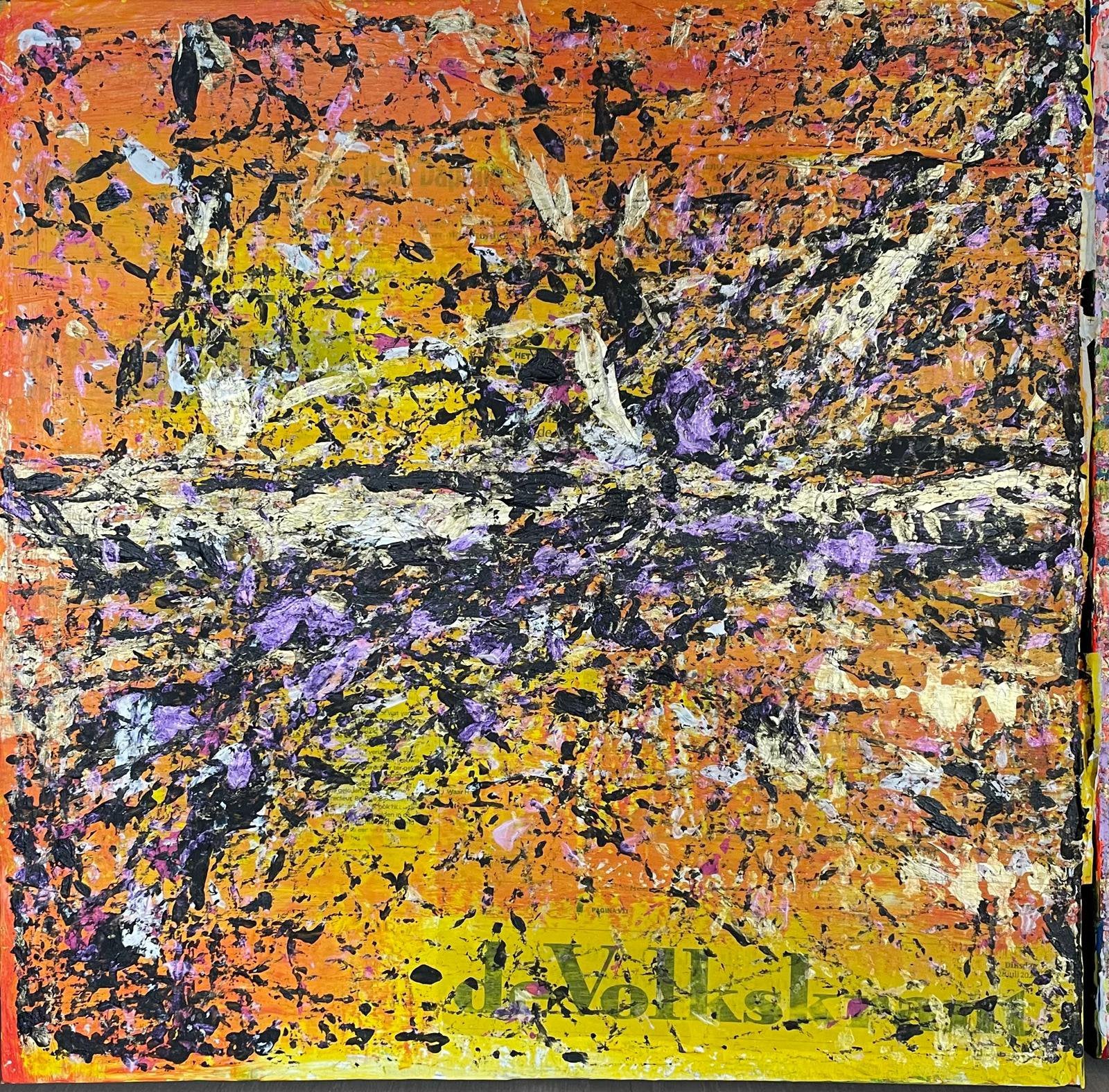 Moderne kunst, abstract, Overige materialen, Abstract, Ophalen, Overige typen