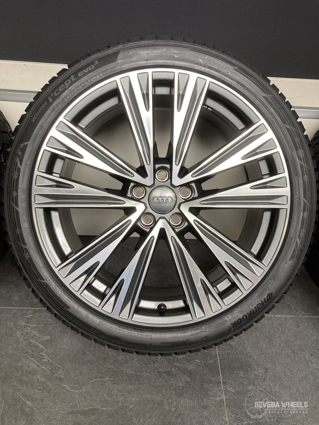 20” originele Audi A6 C8 velgen + nwe winterbanden 5x112 4K0, Gebruikt, 255 mm, -, -