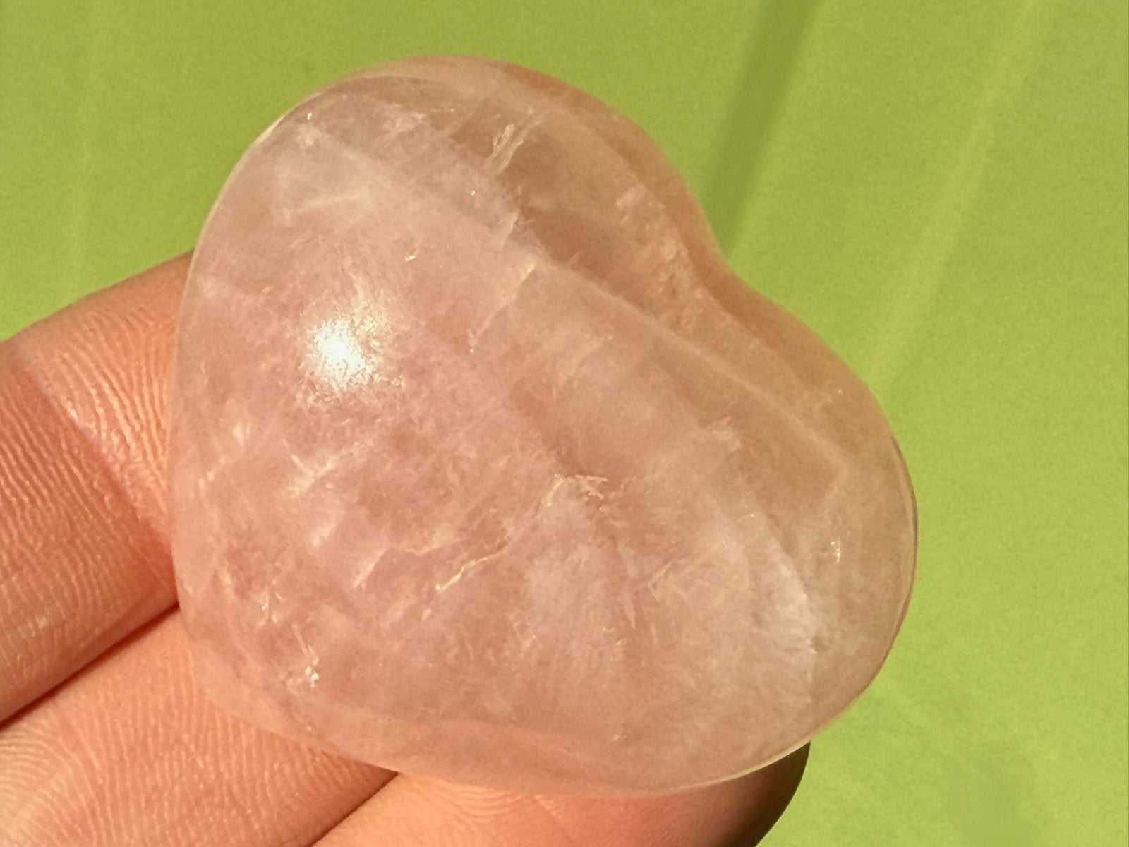 Rozenkwarts hart mineralen R2, Ophalen of Verzenden, Mineraal