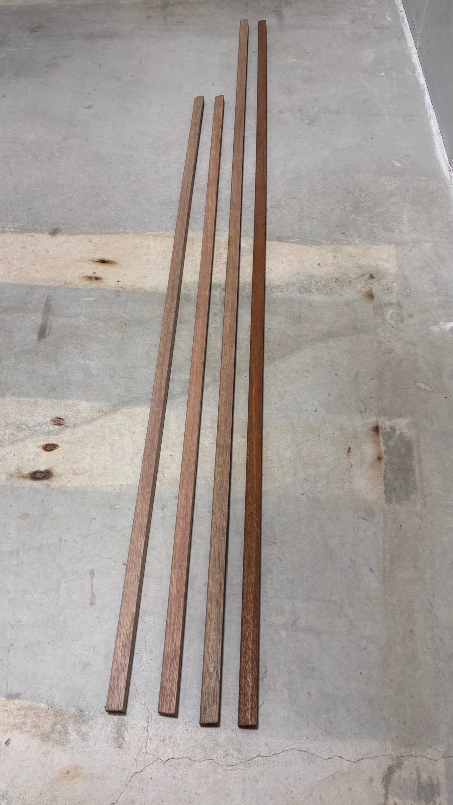 Hardhouten Glaslatten, Doe-het-zelf en Verbouw, Glas en Ramen, Ophalen, Nieuw, Minder dan 80 cm
