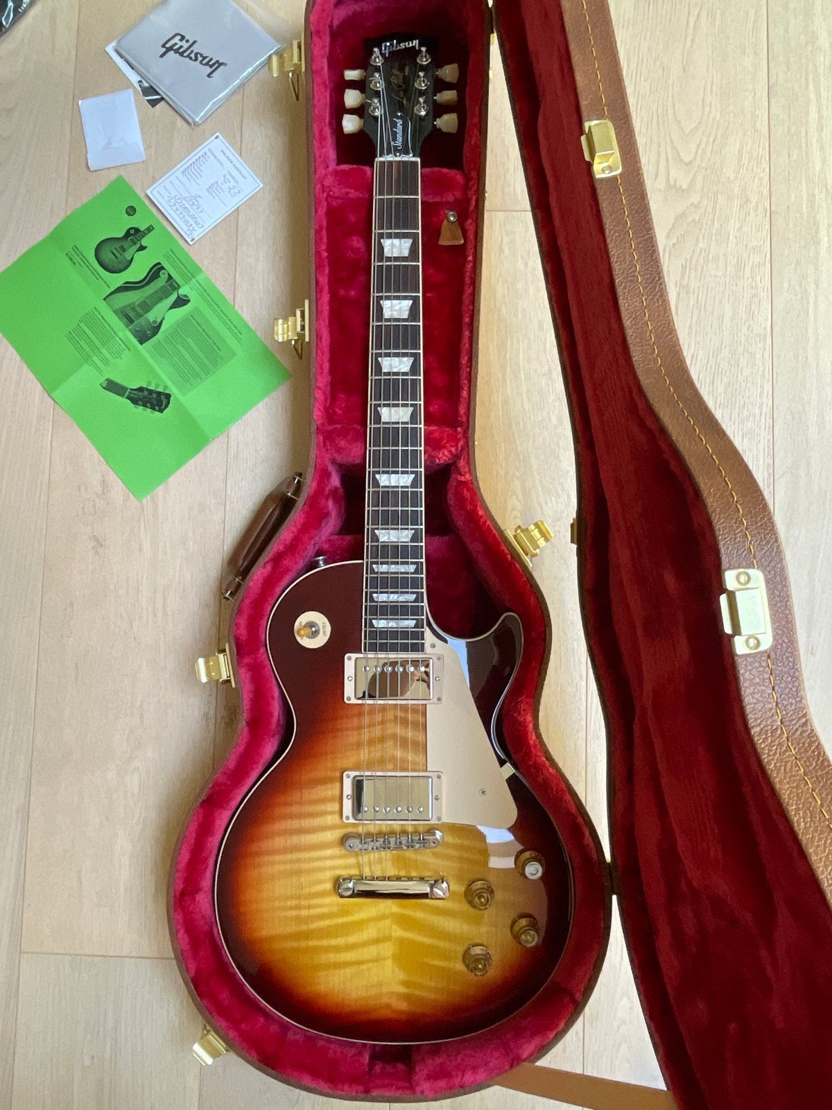 Gibson Les Paul Standard 50's AAA Exclusive Bourbon Burst, Ophalen, Nieuw, Solid body, Gibson