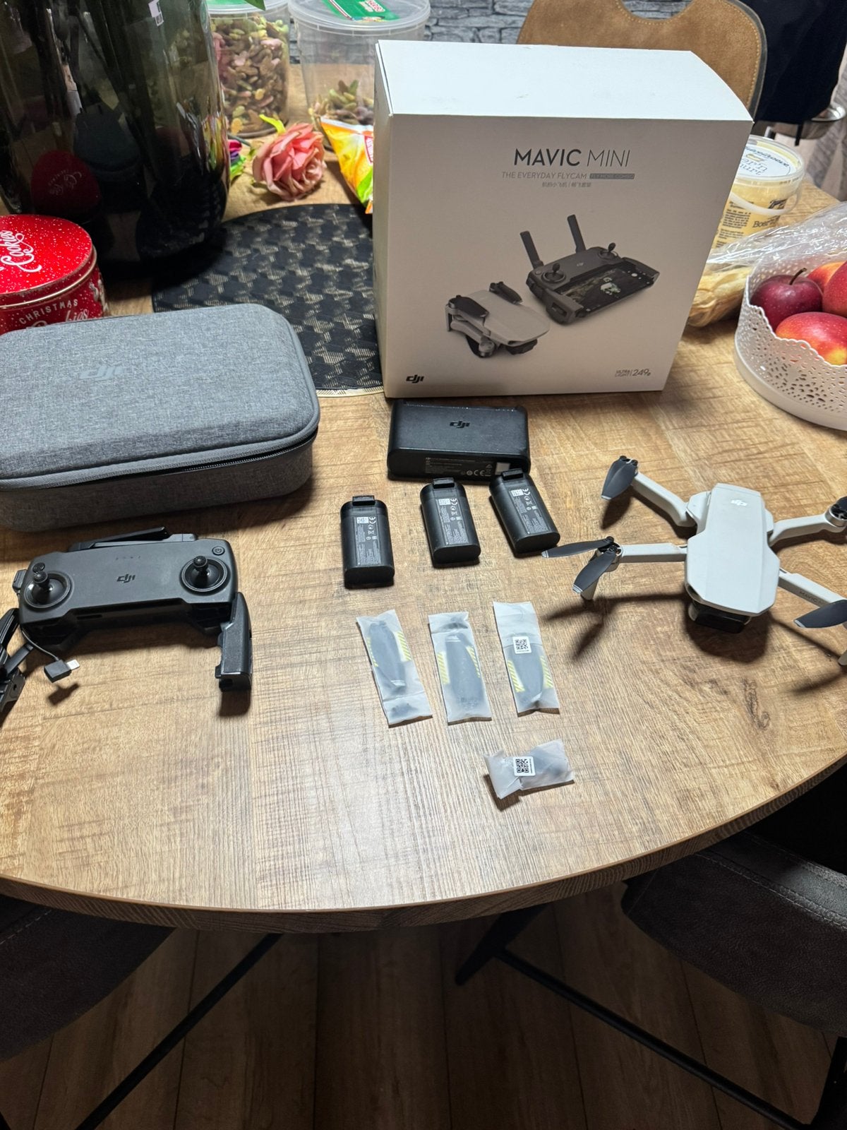 DJI Mavic Mini Fly More Combo, Ophalen, 30 tot 45 minuten, Cameradrone, Extra accu('s)