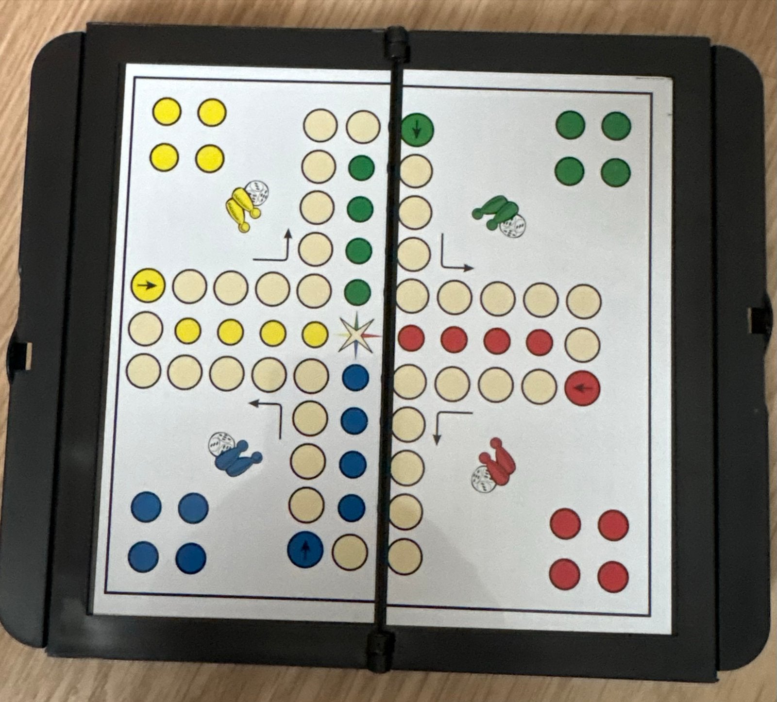 Reisspel Mens Erger Je Niet & Ganzenbord, Drie of vier spelers, Ophalen of Verzenden, Gebruikt, Reisspel
