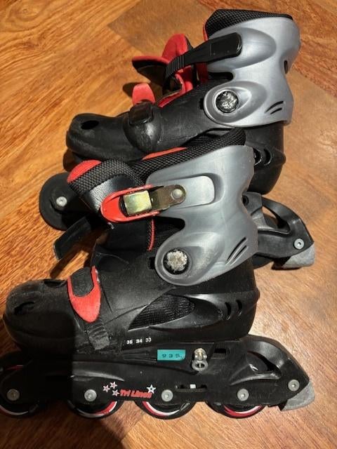 skeelers maat 33-36, Gebruikt, Kinderen, Inline skates 4 wielen, Ophalen