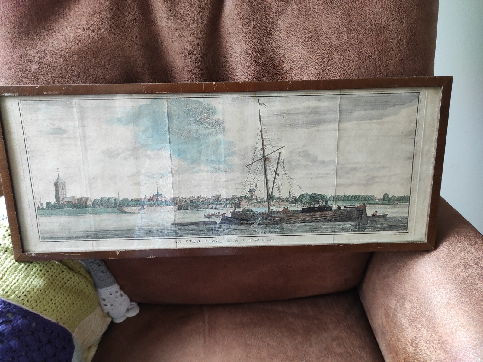 Schilderij van Tiel J.C. Philips 1740, Ophalen of Verzenden