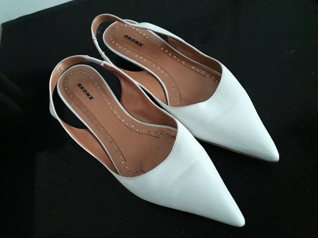 Witte pumps (trouw) BRONX, maat 36, Bronx, Pumps, Wit, Ophalen of Verzenden