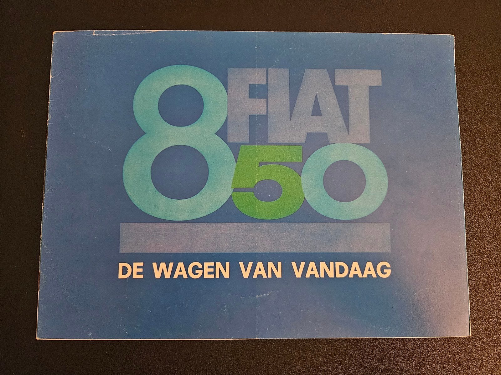 Brochure Fiat 850 1966, Ophalen of Verzenden, Zo goed als nieuw, Overige merken